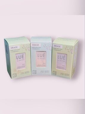 LUÉ Erase organic exfoliating Brightening Powder - 3 pack